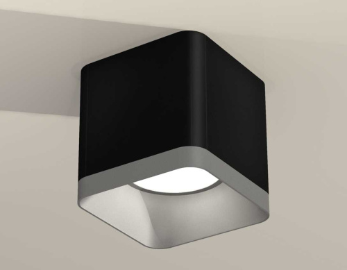 Комплект накладного светильника Ambrella light Techno Spot XS7806003 SBK/SSL черный песок/серебро песок (C7806, N7703) фото 2