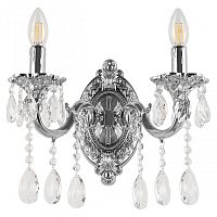 Бра с хрустальными подвесками AL7801B10/2/175 A Ni Bohemia Ivele Crystal (Богемия Ивеле Кристалл)