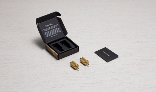 Ручка-кнопка Knob Cross Brass set of 2 фото 5