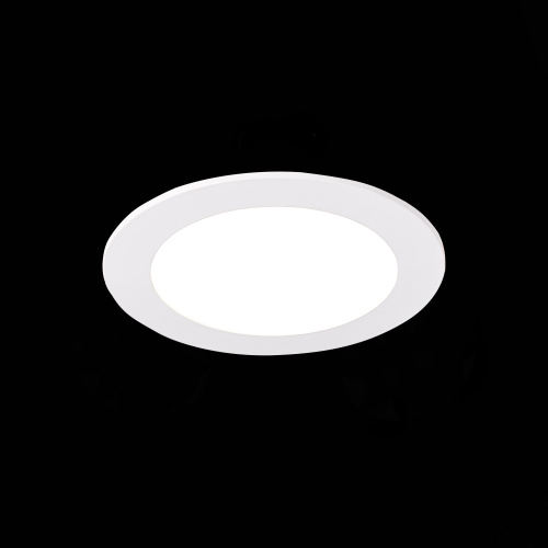 ST209.538.09 Св-к встр. Белый LED 1*9W 3000K 585Lm Ra80 110° IP20 D145xH8 90-265V Встраиваемые светильники фото 8