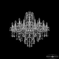 Люстра хрустальная 1415/12+6/300 Ni Bohemia Ivele Crystal (Богемия Ивеле Кристалл)