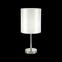 SLE107304-01 Прикроватная лампа Никель/Белый E14 1*40W NOIA