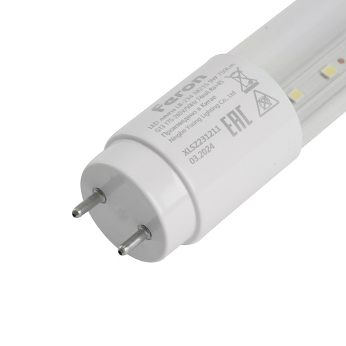 Лампа светодиодная Feron LB-214 G13 9W 175-265V 0,6м фото 7
