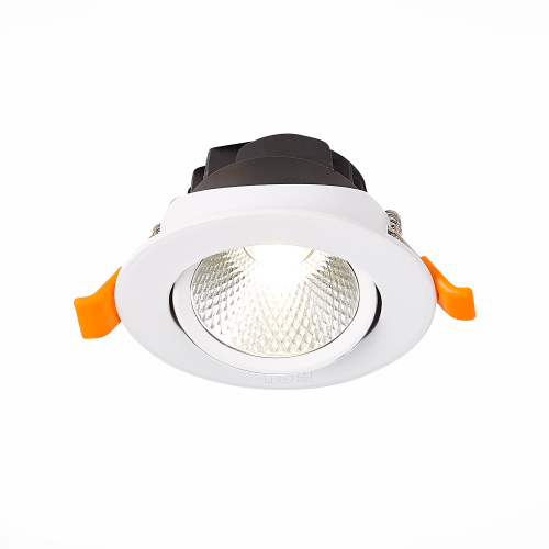 ST211.538.06.24 Св-к встр. Белый LED 1*6W 3000K 480Lm Ra80 24° IP20 D86xH50 220-240V Встраиваемые светильники фото 4