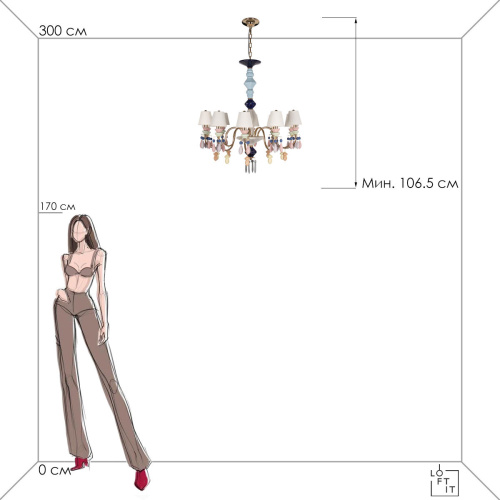10203/10 Mult Подвесной светильник LOFT IT Grace фото 8 10203/10 Mult Подвесной светильник LOFT IT Grace фото 8