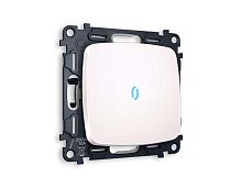 Комплект механизма 1-кл выключателя AMBRELLA VOLT с подсветкой 10000K OMEGA Жемчуг QUANT (OP2020, VM101, G17B) MO202020