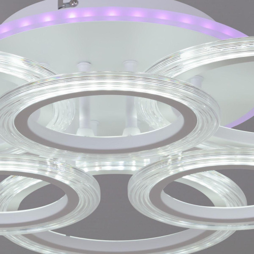 Потолочная светодиодная люстра Reluce 09812-3.3-3+3A WH (RGB) фото 9