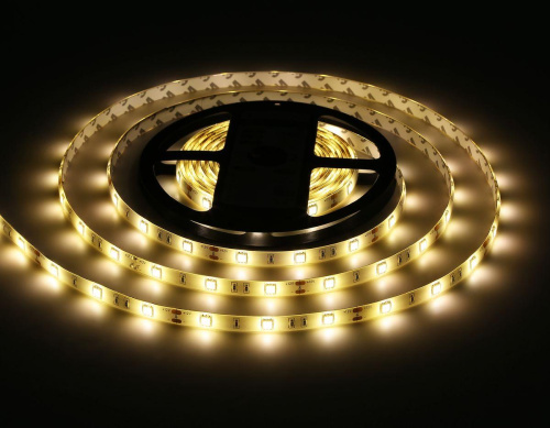 Светодиодная влагозащищенная лента Ambrella Light 7,2W/m 30LED/m 5050SMD теплый белый 5M GS1901 фото 8