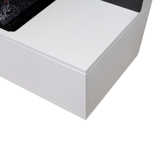 Каминокомплект MODERN/МОДЕРН Белый матовый с очагом Электроочаг CASSETTE/КАССЕТА 630 фото 4