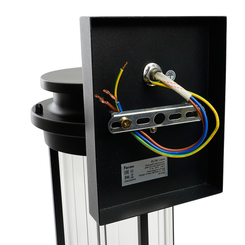 Светильник садово-парковый Feron PL781  на стену вниз 40W 220-240V E27, черный фото 9