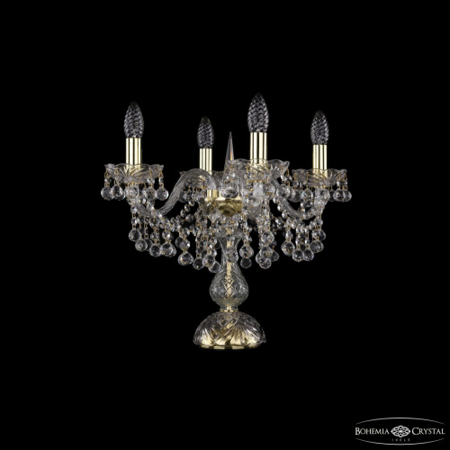 Настольная лампа хрустальная 1409L/4/141-39 G Настольная лампа хрустальная 1409L/4/141-39 G