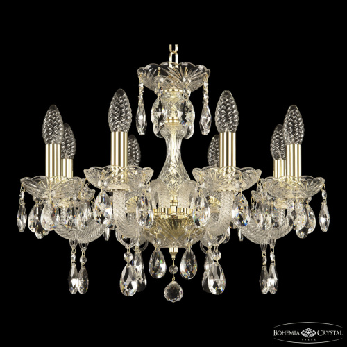Люстра хрустальная 117/8/165 G Bohemia Ivele Crystal (Богемия Ивеле Кристалл) фото 2