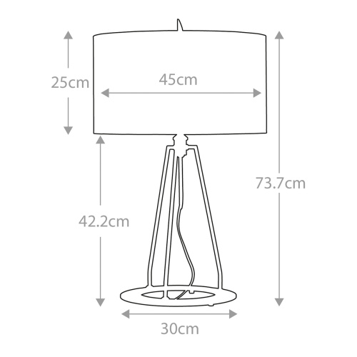 Настольная лампа Elstead Lighting, Арт. FERRARA-TL-GPG фото 3