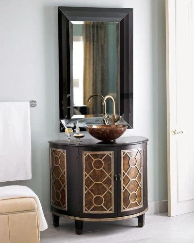 Настенное зеркало в черной раме "Клод"