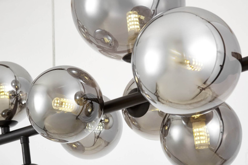 Подвесной светильник Lumina Deco LDP 7033-10 BK+GY фото 2