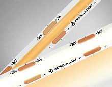 Светодиодная лента Ambrella Light 10W/m 320LED/m COB теплый белый 5M GS4651