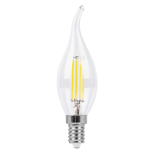 Лампа светодиодная Feron LB-59 Свеча на ветру E14 5W 230V 4000K фото 2