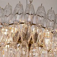 Люстра Cloyd CALCUTTA C9 / Ø60 см - латунь - прозрачн.стекло (арт.11683)