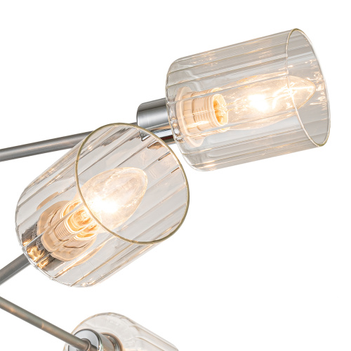 Светильник на штанге Escada 1140/8P E14*40W Silver/Chrome фото 3