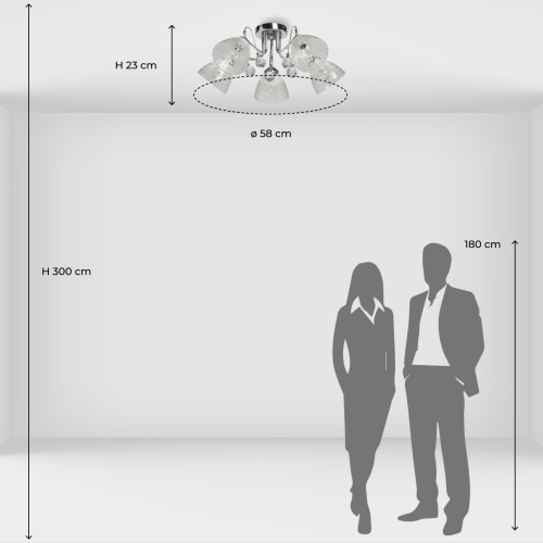 Люстра потолочная De City Блеск 315016305 фото 2