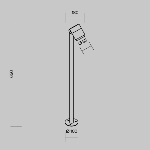 Ландшафтный светильник Outdoor O497FL-L12B3K1 фото 8
