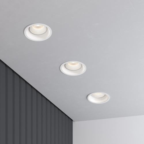 Светильник встраиваемый Punto белый 25016/01 фото 5