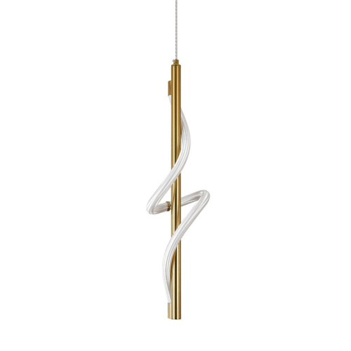 Подвесной светодиодный светильник Indigo Intreccio 14025/1P Brass V000144L фото 3