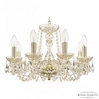 Люстра хрустальная 119/8/165 G Bohemia Ivele Crystal (Богемия Ивеле Кристалл)