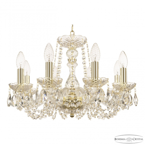 Люстра хрустальная 119/8/165 G Bohemia Ivele Crystal (Богемия Ивеле Кристалл)