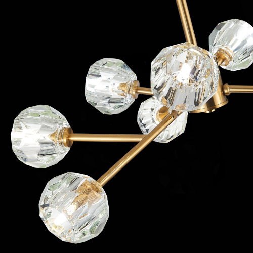 SL1166.303.09 Светильник подвесной ST-Luce Латунь/Прозрачный G9 LED 9*5W ROMANO фото 11