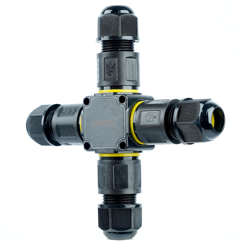 Соединитель-коннектор для проводов X 3-контактный LD557 STEKKER, водонепрониц. пружинный контакт фото 3