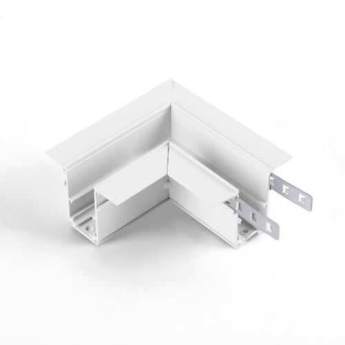 Коннектор угловой для встраиваемого шинопровода Slim Magnetic белый 85092/00 фото 3