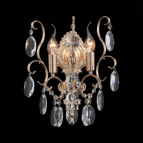 SL846.201.02 Бра ST-Luce Золотистый/Прозрачный E14 2*40W ORECCHINI фото 4