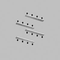 TR2018-AL Комплект прямых соединителей трека SLOTT, алюминий