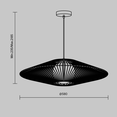 Подвесной светильник Freya FR5405PL-01B1 фото 3