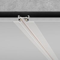 Встраиваемый однофазный шинопровод 2м белый (в комплекте ввод питания и заглушка) 85083/00