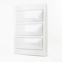 Бокс встраиваемый STEKKER EBX50-2/36-40 36 модулей, белый, пластик, серия ArcaClass