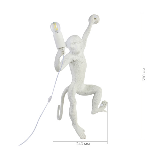 SLE115111-01 Светильник настенный Белый E27 1*60W TENATO фото 10