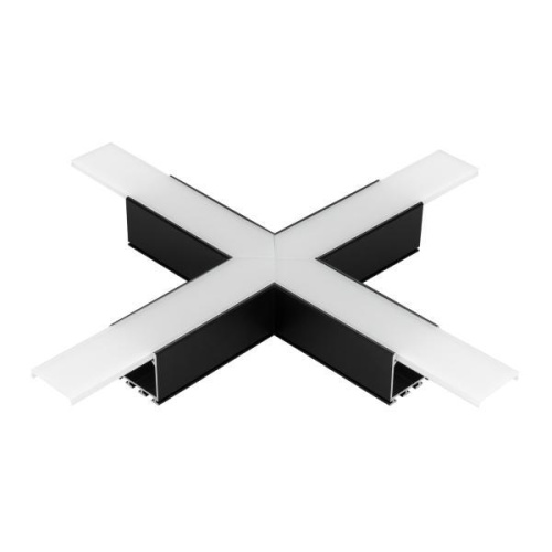 Коннектор X-образный Arlight PLS-Lock-H25-Х90 Black 031269 Коннектор X-образный Arlight PLS-Lock-H25-Х90 Black 031269