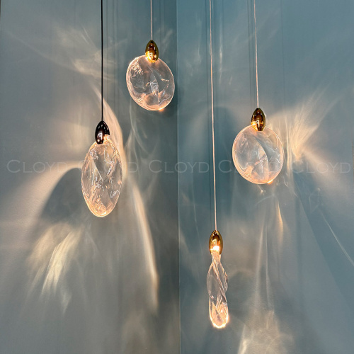 Подвесной светильник Cloyd GLOCK-C P2 / Ø20 см - золото (арт.11625) фото 2