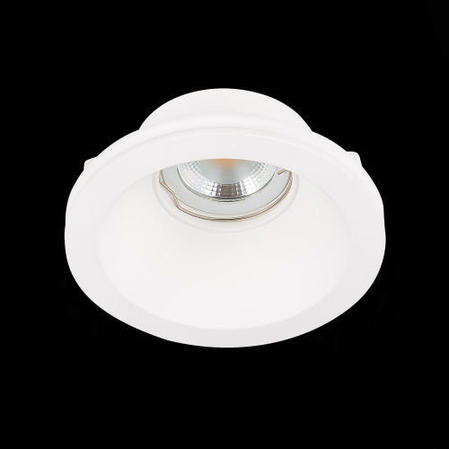 ST254.308.01 Св-к встр. из гипса Белый GU10 1*50W  IP20 D120xH50 180-240V Без ламп Встраиваемые светильники фото 4