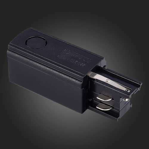 ST030.409.10L Левый Токоподвод для трехфазного шинопровода ST-Luce Черный TRACE фото 3