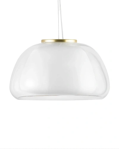 Золотистый светильник "Матс" с прозрачным плафоном