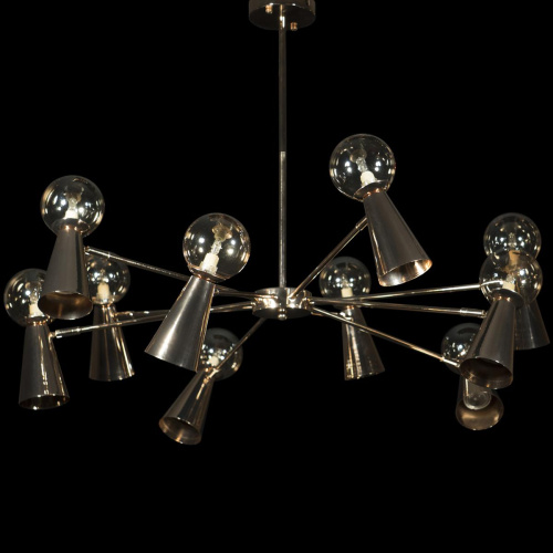 10046/10 Gold Люстра на штанге LOFT IT Halley фото 4 10046/10 Gold Люстра на штанге LOFT IT Halley фото 4