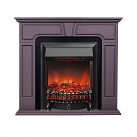 Электрокамин RealFlame Theodor GR грей софт с очагом Fobos Lux Black RC