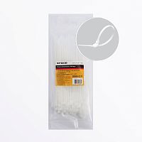 Хомут нейлоновый STEKKER NYCT25-150 2,5x150 мм, d пучка max 35 мм, нагрузка 8 кг, белый, упаковка 100 шт