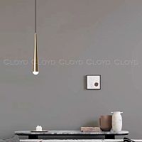 Подвесной светильник Cloyd MILVUS-A P1 / латунь (арт.11146)