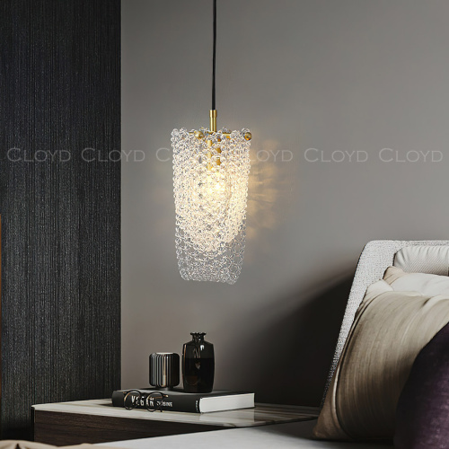 Подвесной светильник Cloyd WITTE P1 / Ø10 см - латунь (арт.11536)