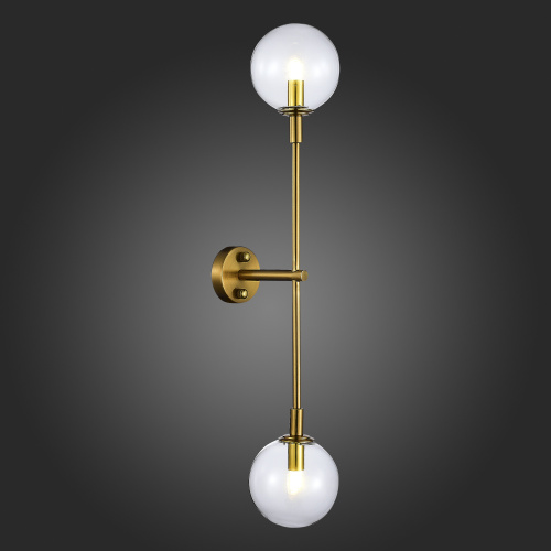 SL1506.201.02 Бра ST-Luce Золотистый/Прозрачный G9 2*5W 4000K CHIETI фото 4