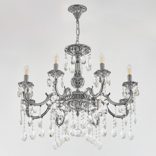 Люстра с хрустальными подвесками AL78101/8/250 A NB Bohemia Ivele Crystal (Богемия Ивеле Кристалл) фото 5